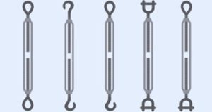 Komponen-komponen pada Turnbuckle 