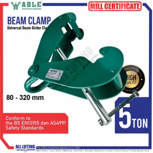 Beam Clamp 5 Ton 80-320mm ABLE Girder Clamp