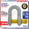 Shackle Dee 0.75 Ton Screw Pin ABLE SPD008 Main