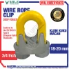 Jual Wire Rope Clip 18-20 mm 3/4 Inch ABLE WRC020