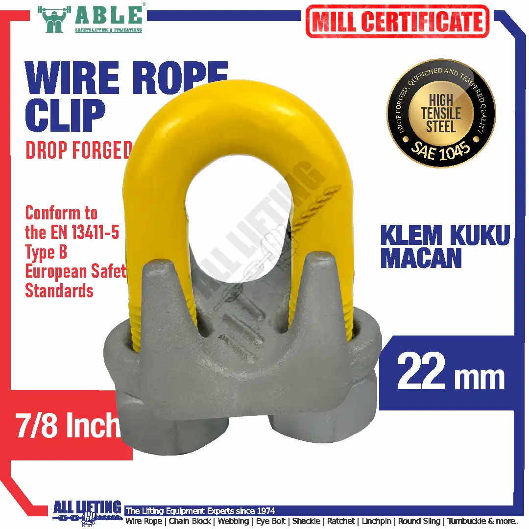 Wire Rope Clip 22 mm 7/8
