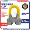Jual Wire Rope Clip 32 - 34 mm 1 1/4 Inch ABLE WRC034