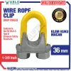 Jual Wire Rope Clip 36 mm 1 3/8 Inch ABLE WRC036
