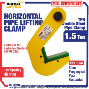Horizontal Pipe Lifting Clamp 1.5 Ton KANGA LIFTING