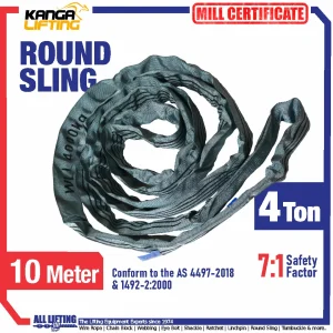 Jual Round Sling 4 Ton 10 Meter Bersertifikasi Australian Standard dan European Standar