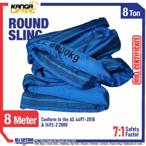 Jual Round Sling 8 Ton 8 Meter Deskripsi Australian Standard dan European Standar