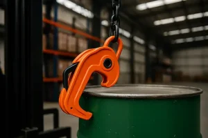 penggunaan universal chain drum lifter